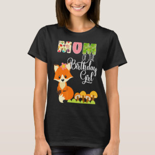 Camiseta Nacimiento De La Madre Del Chica De Cumpleaños Ani