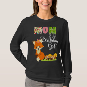 Camiseta Nacimiento De La Madre Del Chica De Cumpleaños Ani