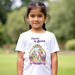 Camiseta Nacimiento de la princesa princesa de cuento de ha