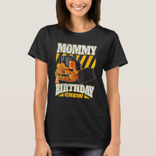 Camiseta Nacimiento de la tripulación de cumpleaños Bulldoz