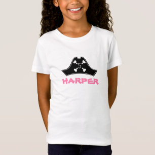 Camiseta Nacimiento de los piratas de los negros rosados + 