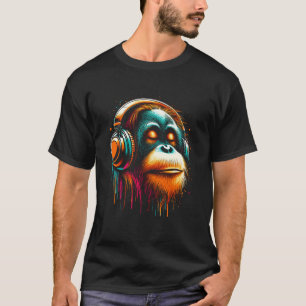 Camiseta Nacimiento de Navidades de arte de música auricula