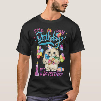 Camiseta Nacimiento de niños 1 de noviembre