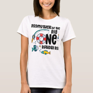 Camiseta Nacimiento de Pescador de Niño Grande De 1 Año