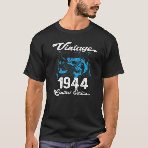 Camiseta Nacimiento de pescadores de 78 años de la Vintage