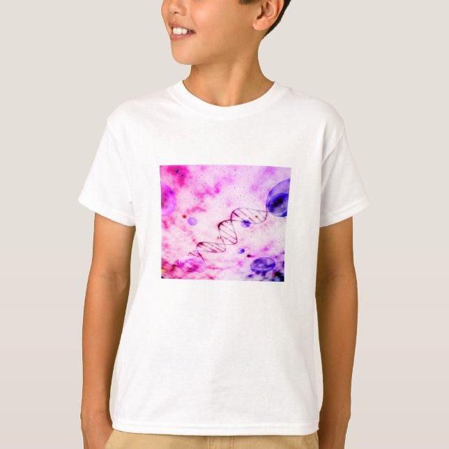 Camiseta Nacimiento de una molécula de ADN (Anverso)
