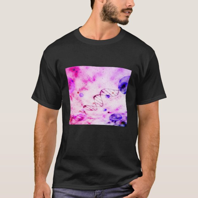 Camiseta Nacimiento de una molécula de ADN (Anverso)
