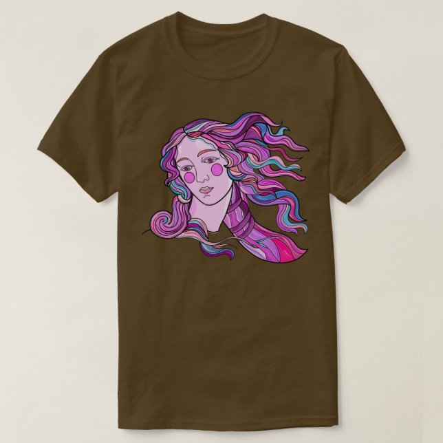 CAMISETA NACIMIENTO DE VENUS 10 (Diseño del anverso)