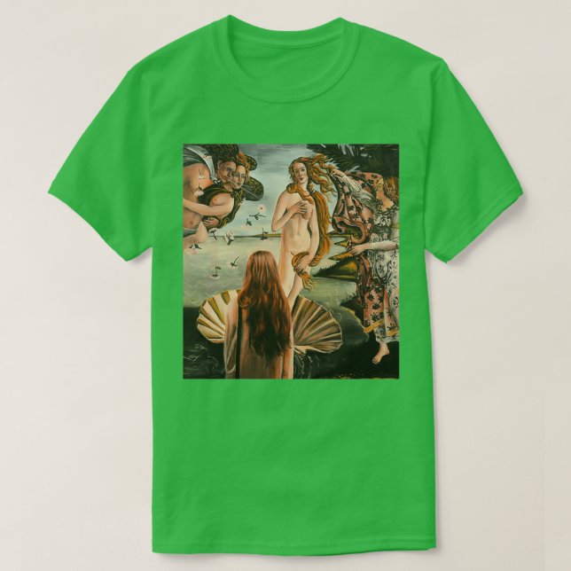 Camiseta nacimiento de venus 22 (Diseño del anverso)