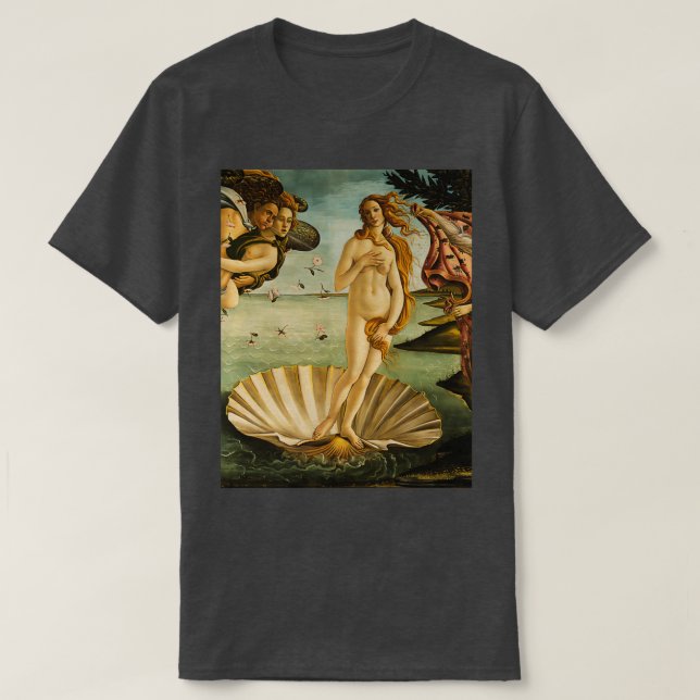 Camiseta Nacimiento de Venus Nascita di Venere por Sandro B (Diseño del anverso)