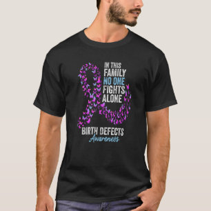 Camiseta Nacimiento Defectos Concienciación Mes Mariposas R