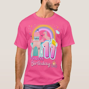 Camiseta Nacimiento del castillo arcoiris de la princesa 11
