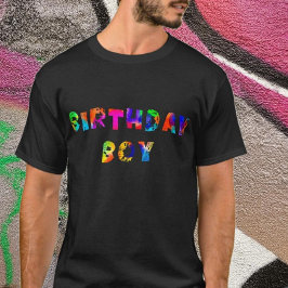 Camiseta Nacimiento del color arcoiris Splash