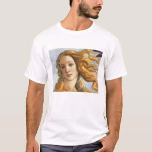 Camiseta Nacimiento del detalle de Venus, Botticelli