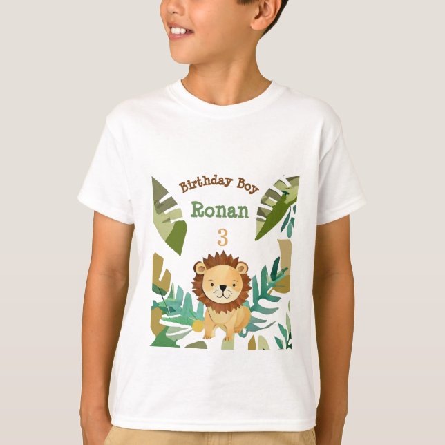 Camiseta Nacimiento del León del Principito de la Pequeña J (Anverso)