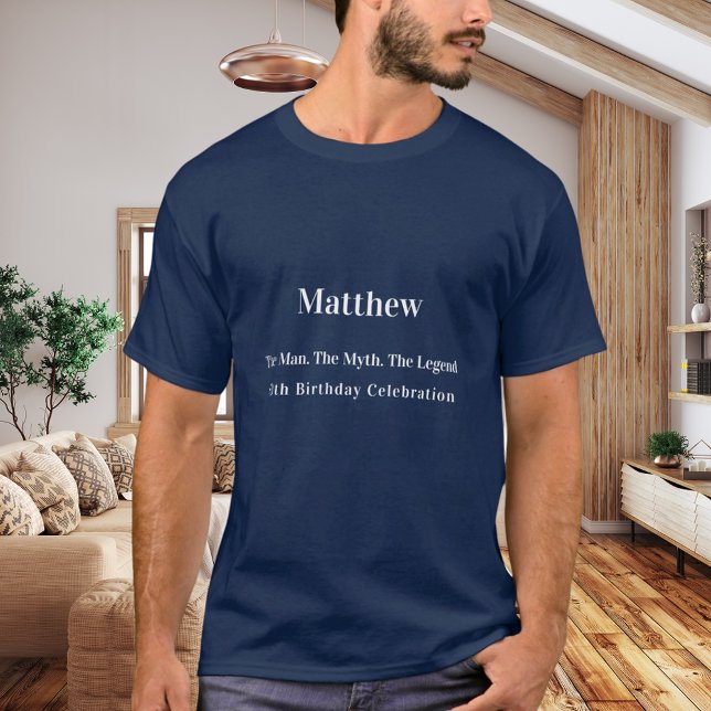 Camiseta Nacimiento hombre mito nombre leyenda divertido az (Subido por el creador)