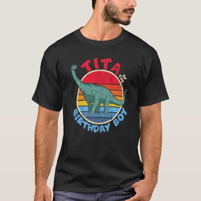 Camiseta Nacimiento I Tita I Brachiosaurus I Partida Famili (Anverso)