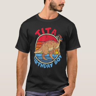 Camiseta Nacimiento I Tita I Parasaurolophus I Family Mat