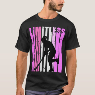 Camiseta Nacimiento inspirador de copa rosado de hockey sin