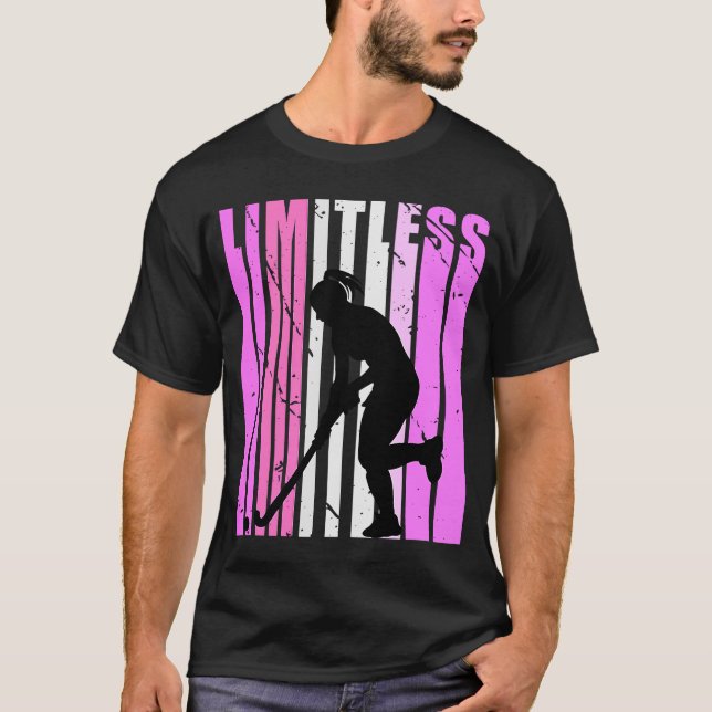 Camiseta Nacimiento inspirador de copa rosado de hockey sin (Anverso)