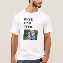 Camiseta Nacimiento Mejor Papá Nunca Niños Foto Moderno
