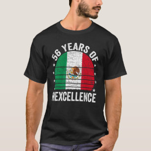 Camiseta Nacimiento mexicano de 56 años 56 cumpleaños Pun V