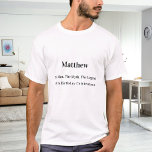Camiseta Nacimiento mito mito nombre diversión<br><div class="desc">Para una camiseta blanca de color claro. Personaliza y agrega tu propia foto del hombre/niño de cumpleaños. Personalice y agregue un nombre,  edad 40 y un texto. Texto: El hombre,  el mito,  la leyenda. Texto negro.</div>