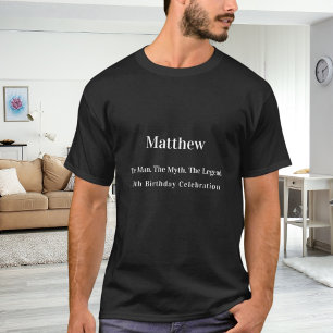 Camiseta Nacimiento mito mito nombre diversión