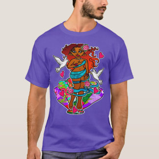 Camiseta Nacimiento negro de Venus