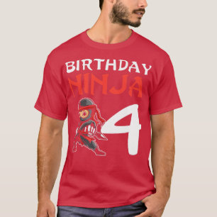 Camiseta Nacimiento Ninja Nóbel Nacimiento Ninja 4 Años Sam