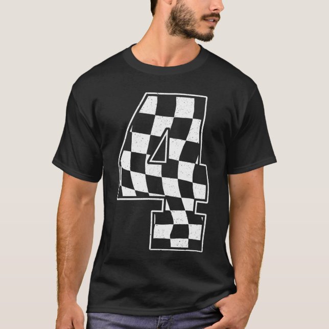 Camiseta Nacimiento Niño 4ª Bandera de Raza Verificada 4 Pa (Anverso)