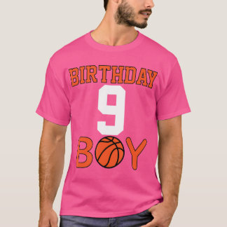 Camiseta Nacimiento Niño 9 Fun Basketball Noveno Niño De Nu