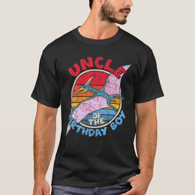 Camiseta Nacimiento Niño I Tío I Pterodactylus I Matc Famil (Anverso)