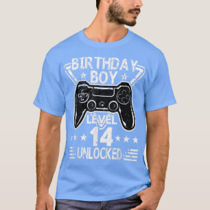 Camiseta Nacimiento Niño Nivel 14 Video de 14º cumpleaños d
