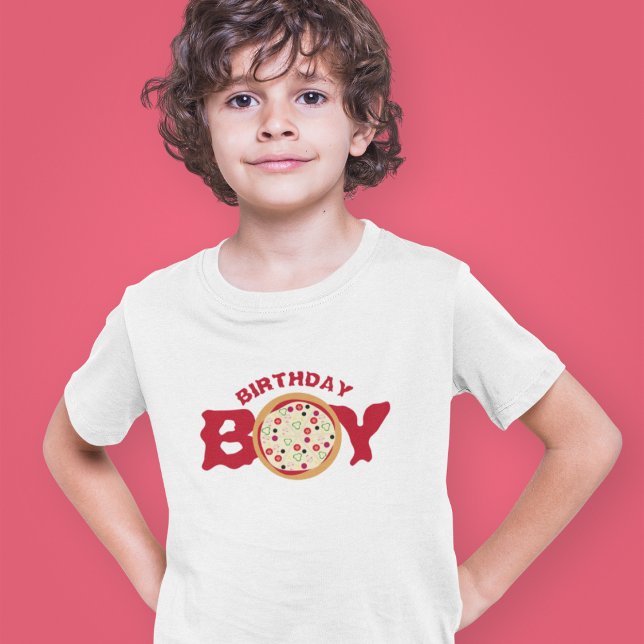 Camiseta Nacimiento Niño Pizza Fiesta Diversión (Subido por el creador)