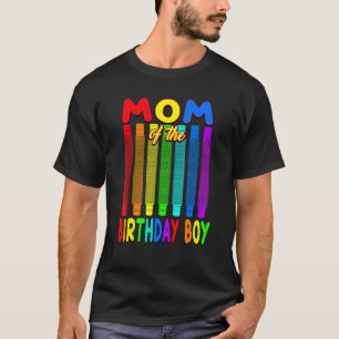 Camiseta Nacimiento Pop Tube Mamá del Niño de Cumpleaños