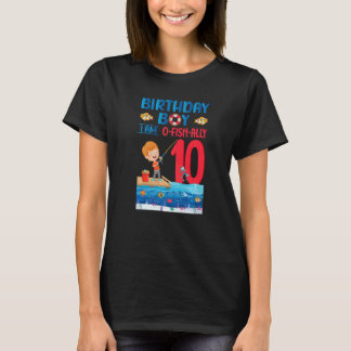 Camiseta Nacimiento Soy Un Aliado De Pescado De 10 Años