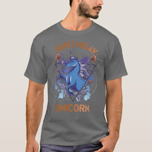Camiseta Nacimiento unicornio de cumpleaños de Unicornio y 