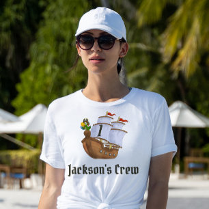 Camiseta Nacimiento y edad de las mujeres de los barcos pir