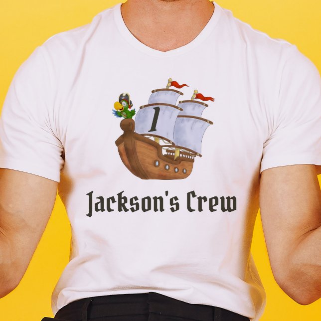 Camiseta Nacimiento y edad del buque pirata (Subido por el creador)