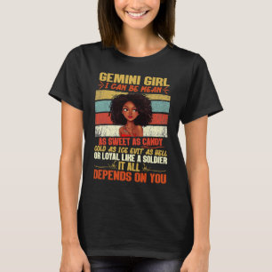 Camiseta Nació Chica Gemini el 21 de mayo 21 de junio