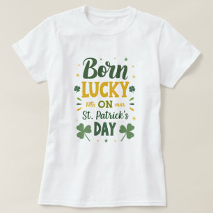 Camiseta Nació el Día del Aniversario de San Patricio