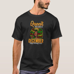 Camiseta Nació En Diciembre La Reina Junonera De Cumpleaños