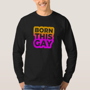 Camiseta Nació esta edición de color gay
