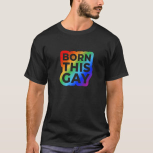 Camiseta Nació esta edición de semitono gay