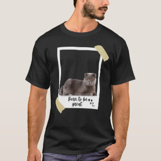 Camiseta Nació Este Gran Gato Y Ki De Escocia