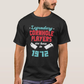Camiseta Nació Funny Cornhole 50 Nacido Jugador De Cornhole