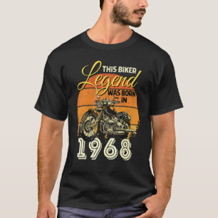 Camiseta Nació Leyenda de Motociclismo para hombres de leye