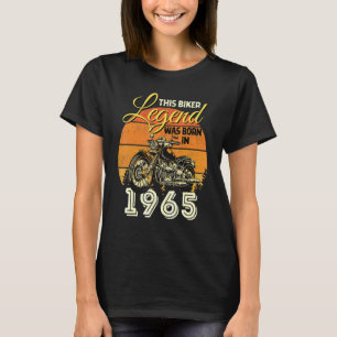 Camiseta Nació Leyenda de Motociclismo para hombres de leye