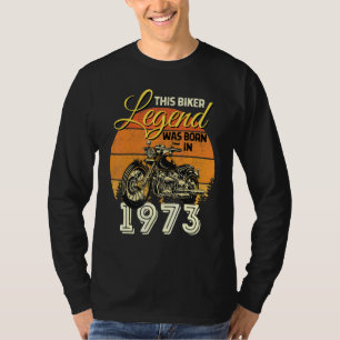 Camiseta Nació Leyenda de Motociclismo para hombres de leye